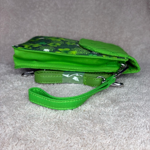 Quilted Four Leaf Clover Crossbody Bag; Willabee & Ward Collections-Danbury Mint - Picture 4 of 7